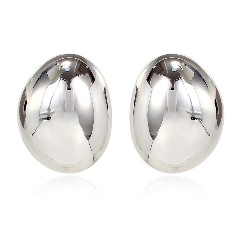 Chunky Gold Hoop Earrings Statement Drops Non-Tarnish
